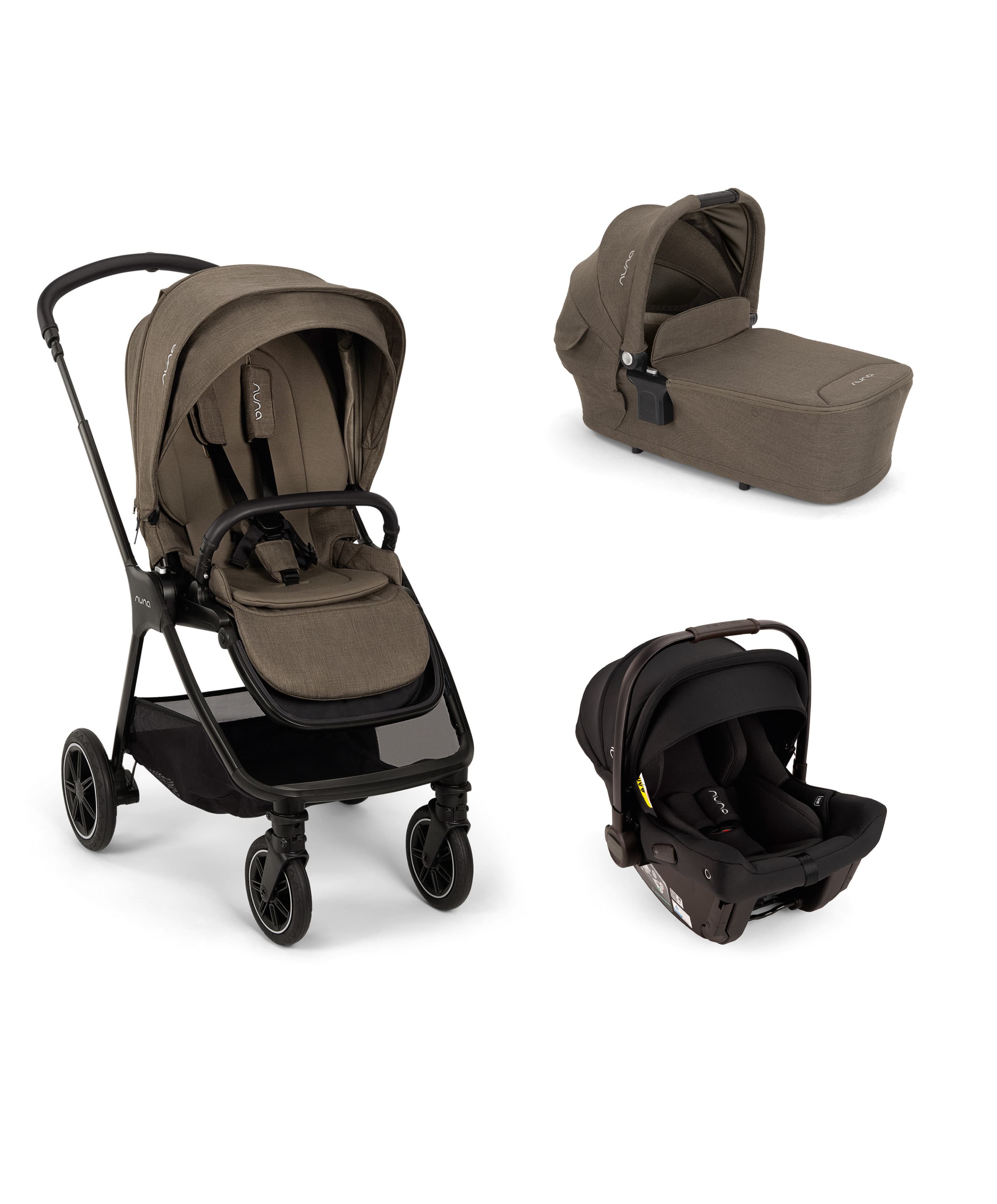 Nuna Triv Next Pushchair Bundle with Nuna PIPA Urbn Car Seat  - Pistachio