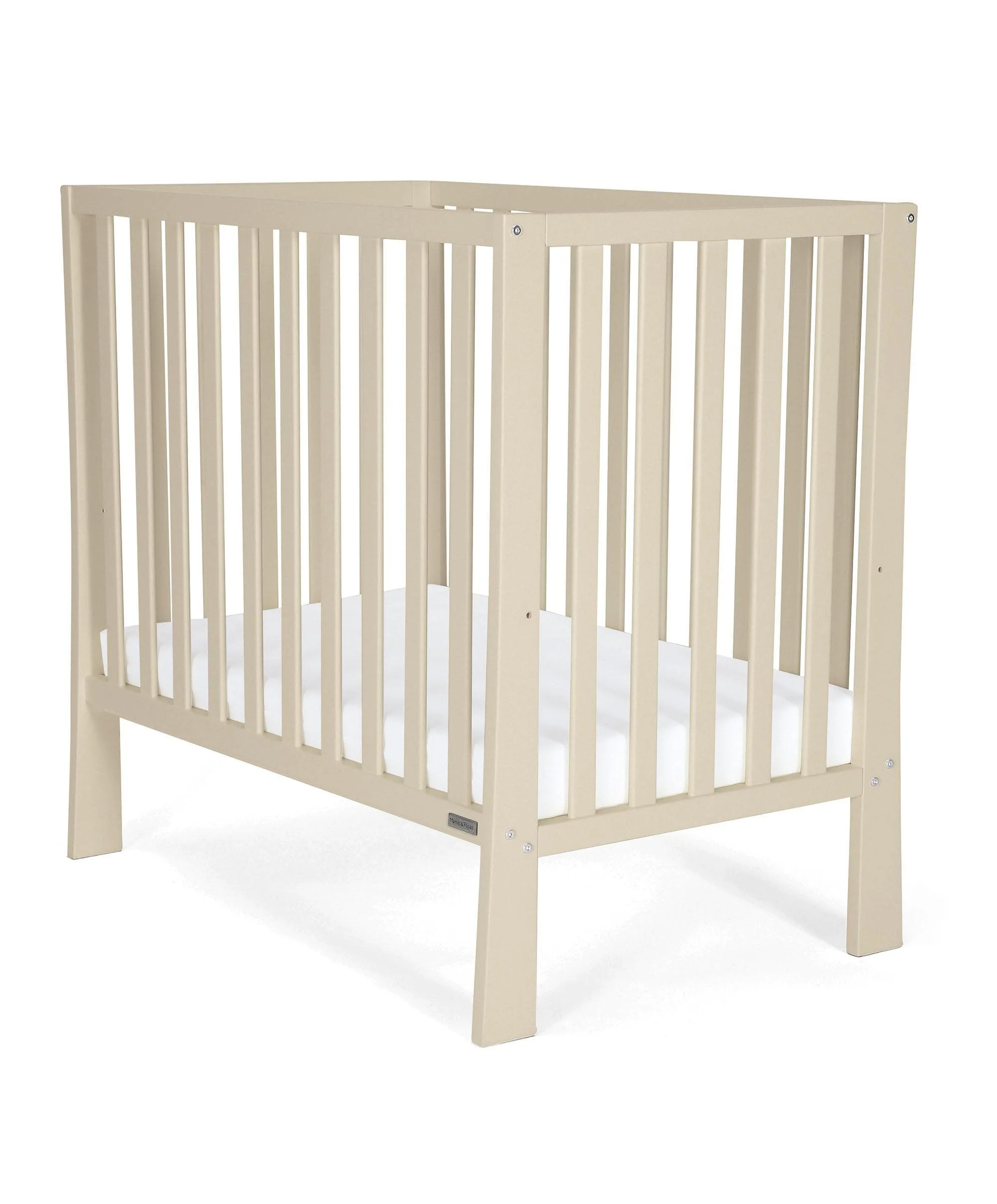 Petite Cot Bundle with Essential Airflow Fibre Mattress - Cashmere - Image 3