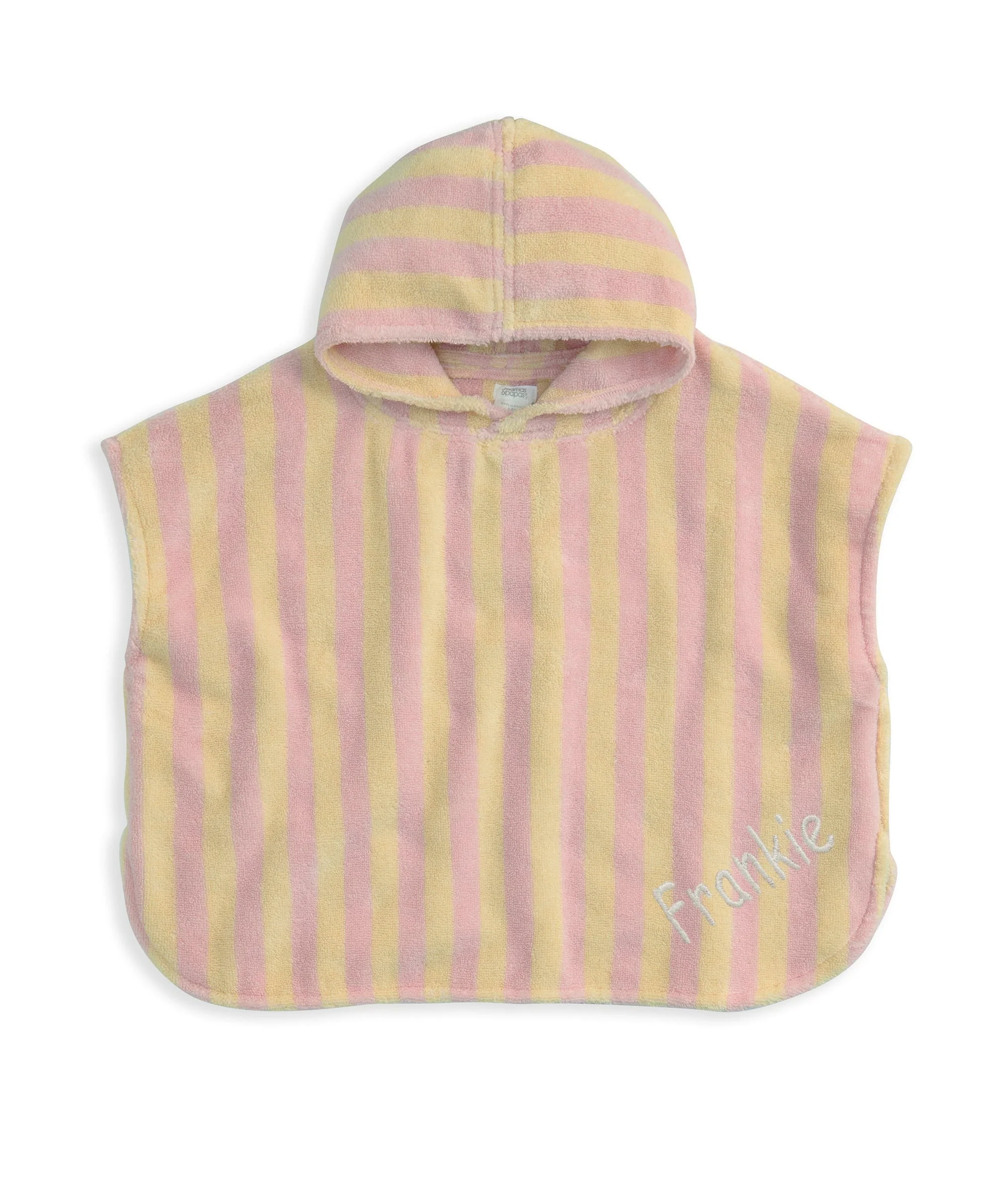 Pink Stripped Poncho Towel - Image 3