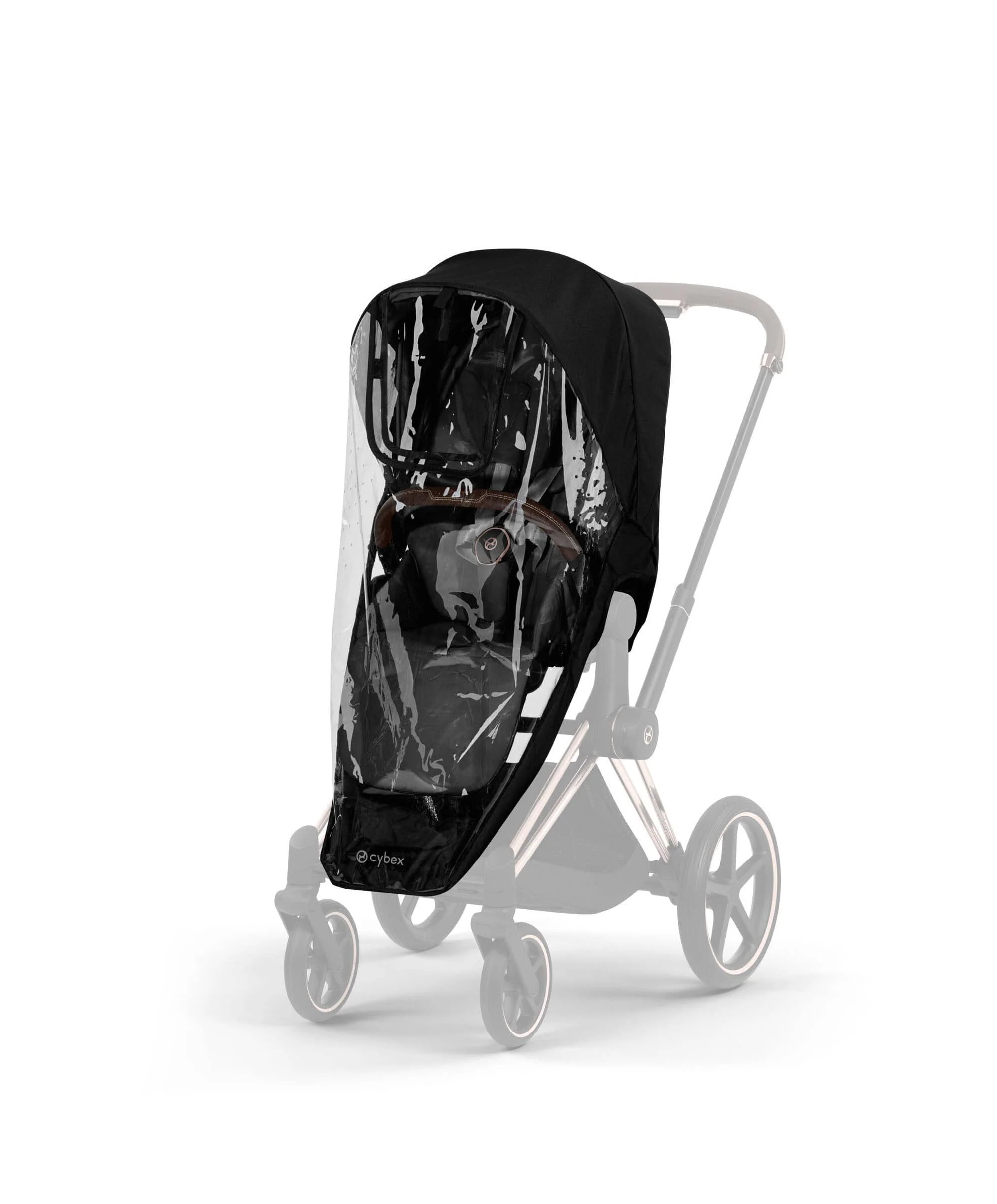 Cybex Priam Pushchair & Carrycot Bundle with Cybex Cloud T i-Size Rotating Baby Car Seat & Base - Sepia Black - Image 14