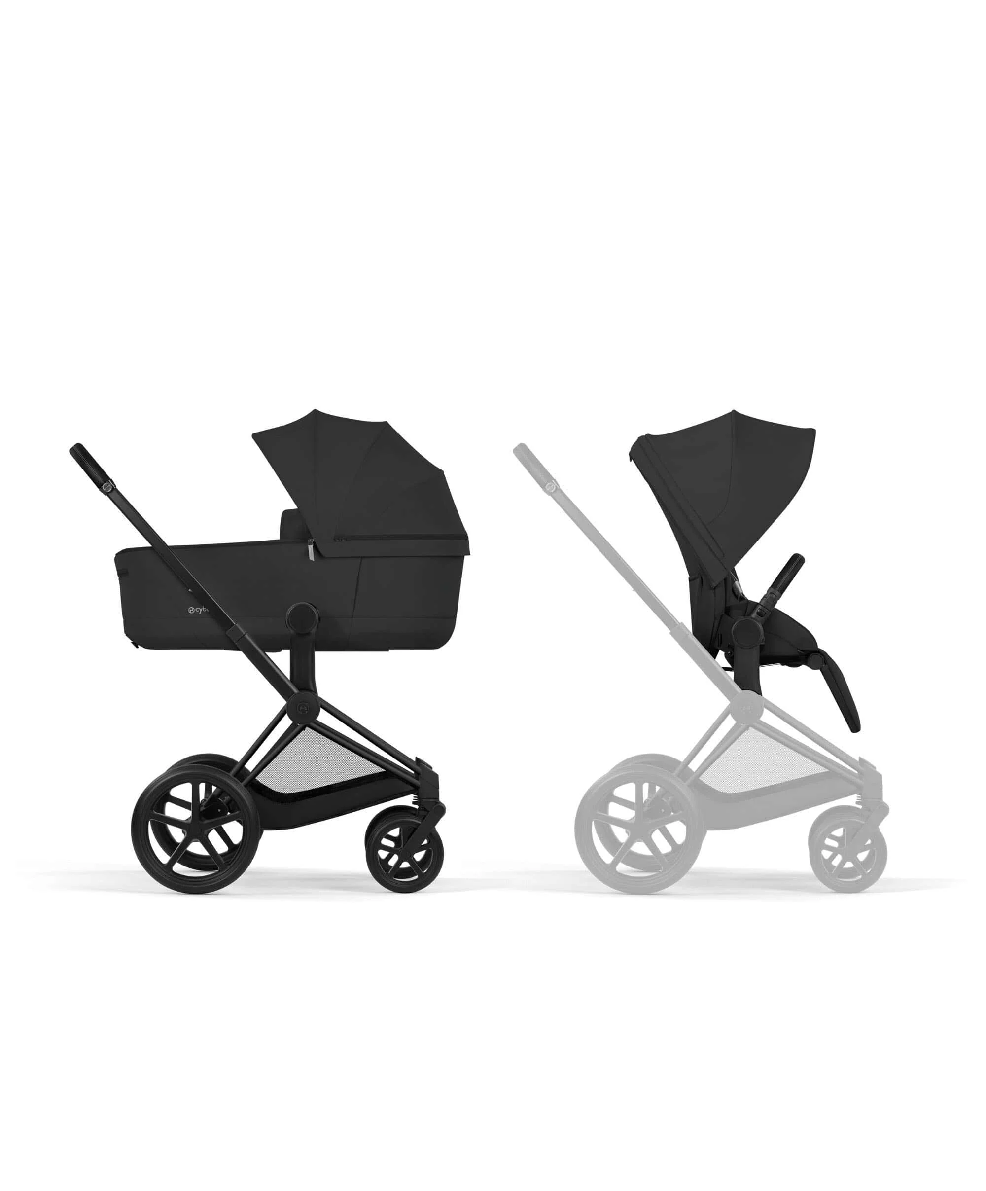 Cybex Priam Pushchair Bundle with Cybex Cloud T i-Size & Sirona T i-Size Car Seat - Sepia Black - Image 11