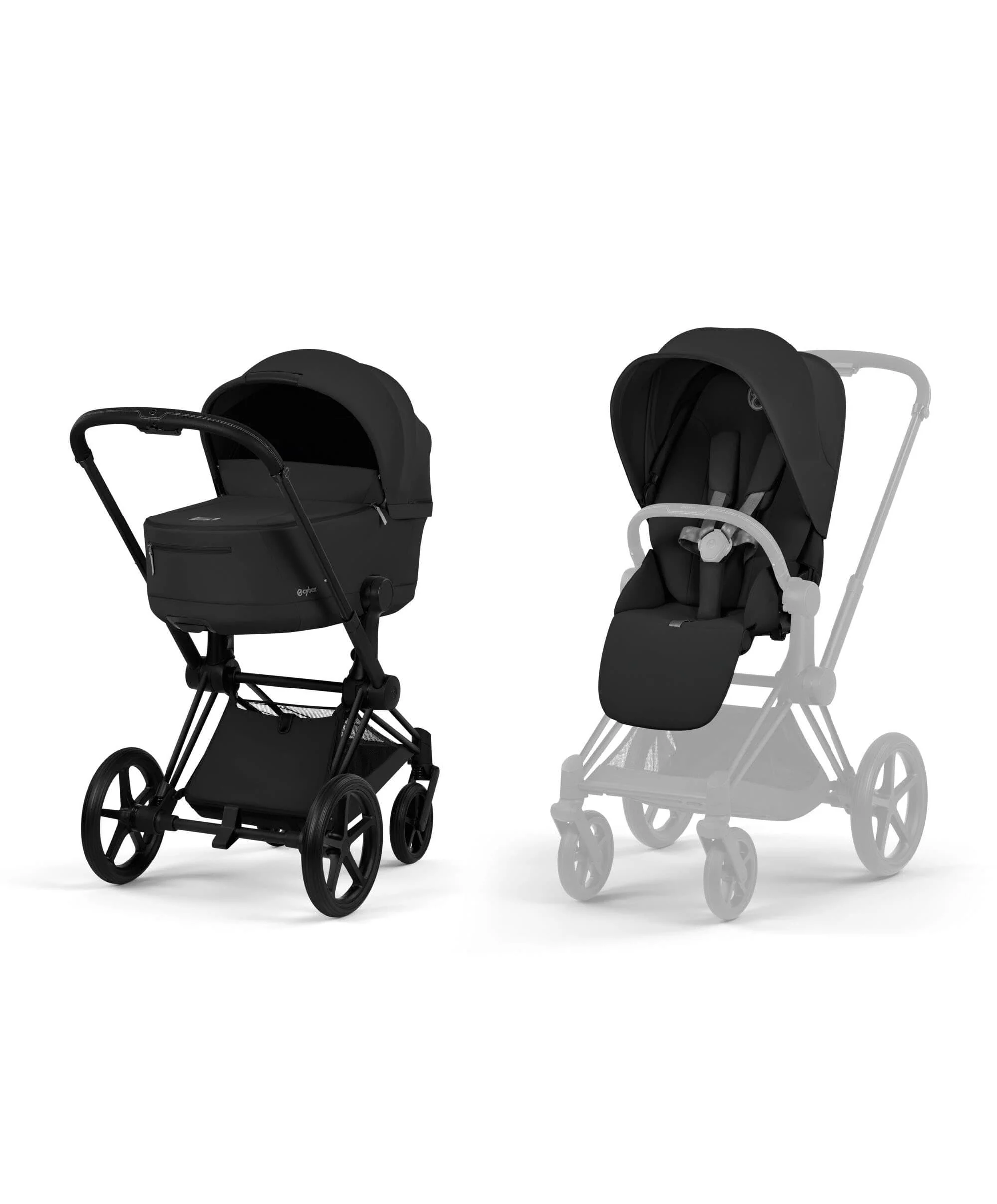 Cybex Priam Pushchair Bundle with Cybex Cloud T i-Size & Sirona T i-Size Car Seat - Sepia Black - Image 12