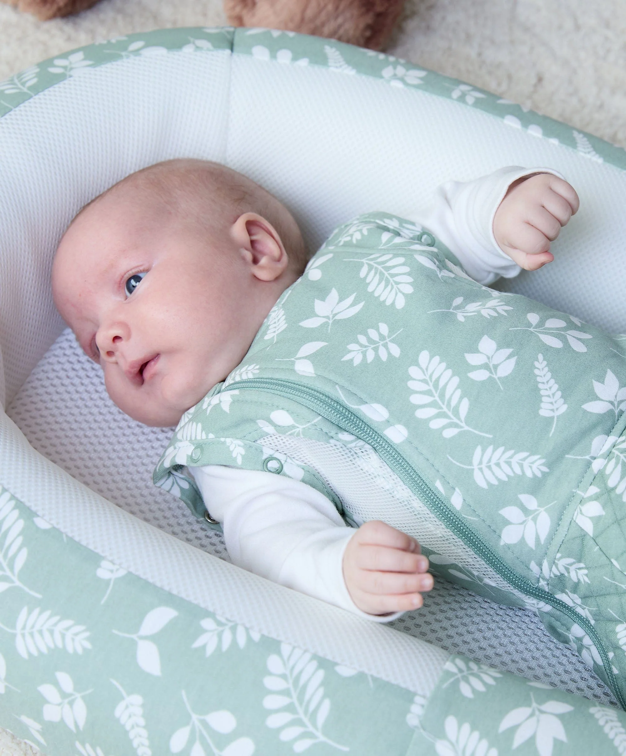 Purflo Sleep Tight Baby Bed - Fern - Image 7