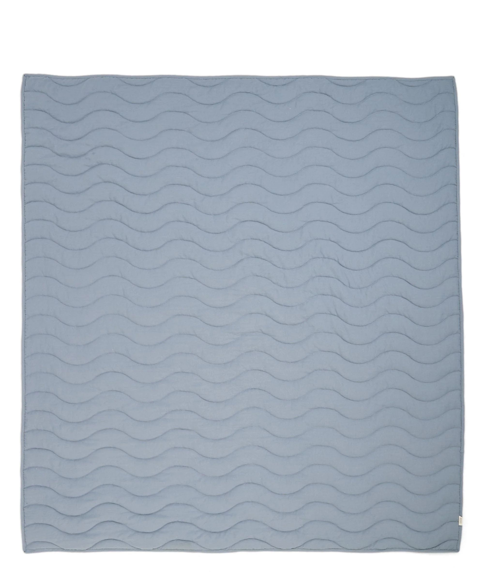 Quilt (3 Tog) - Blue Mustard Wave - Image 7