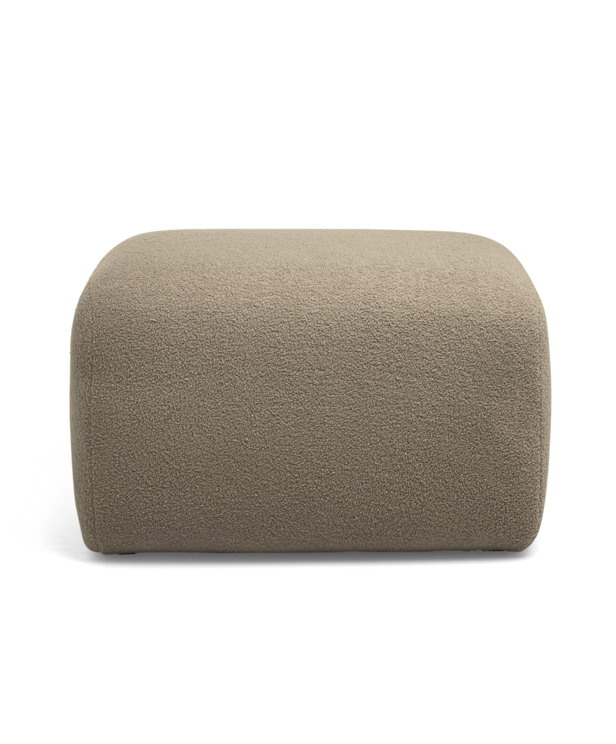 Royton Footstool - Mink Boucle - Image 3