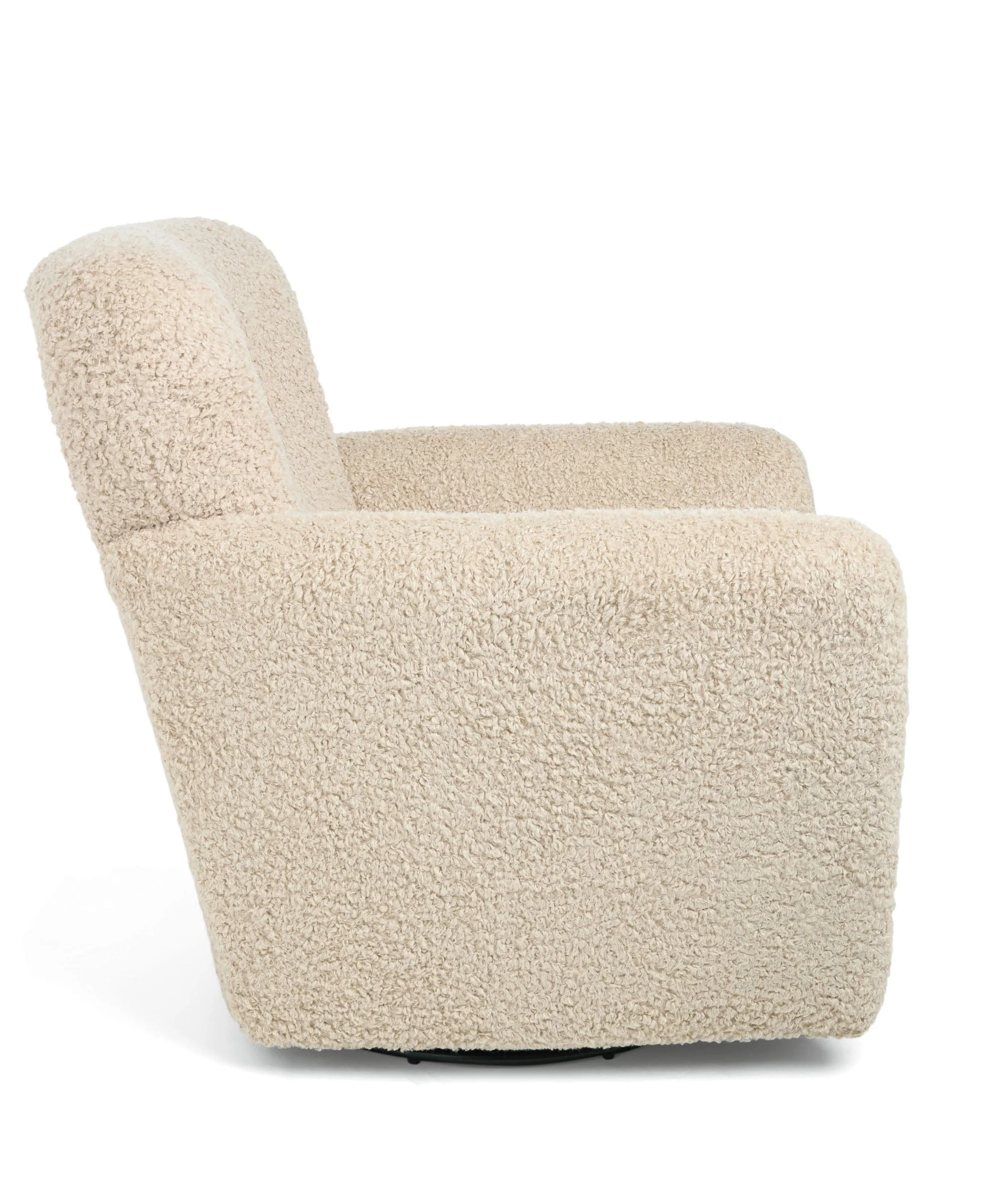 Settle Swivel Nursing Chair - Biscuit Teddy - Image 4