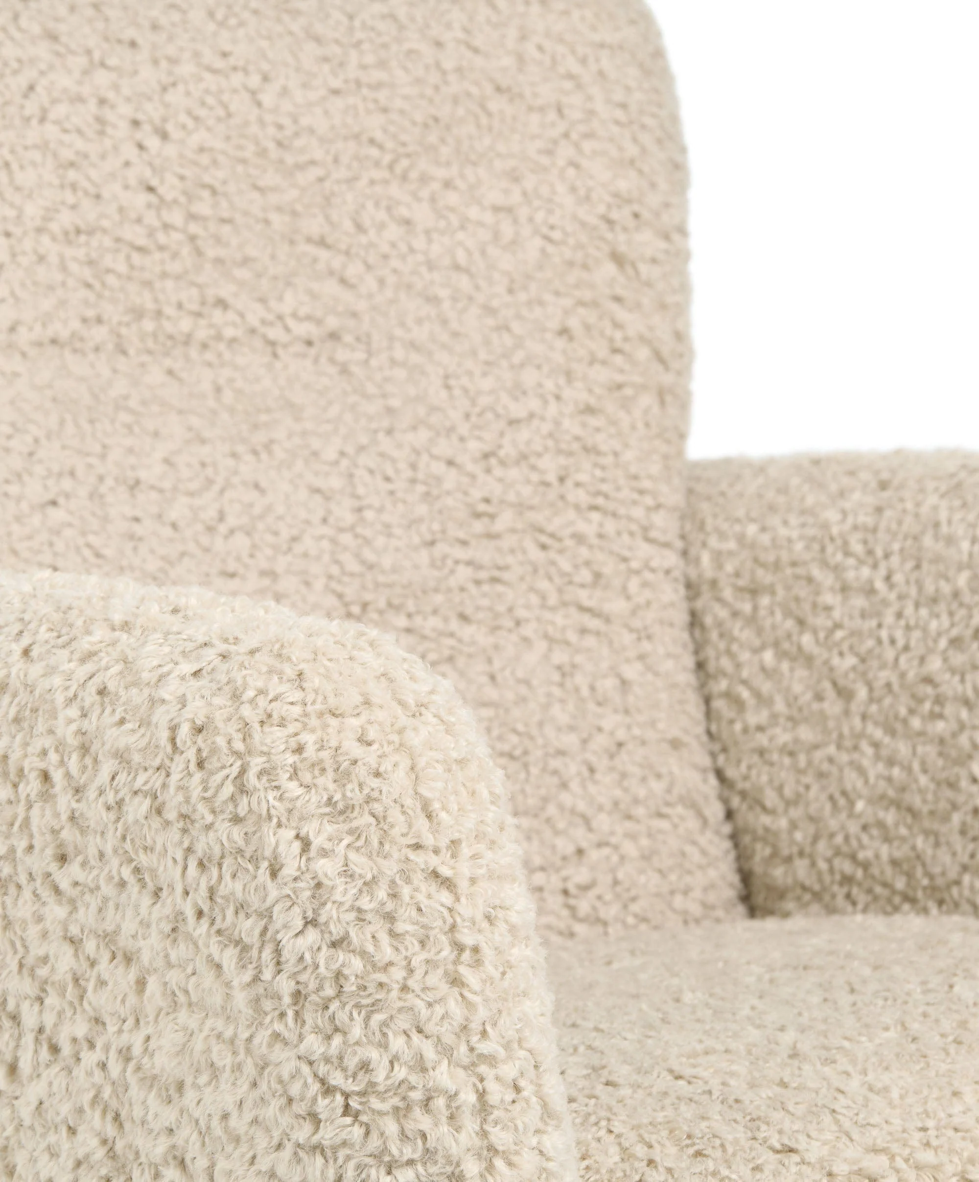 Settle Swivel Nursing Chair - Biscuit Teddy - Image 5