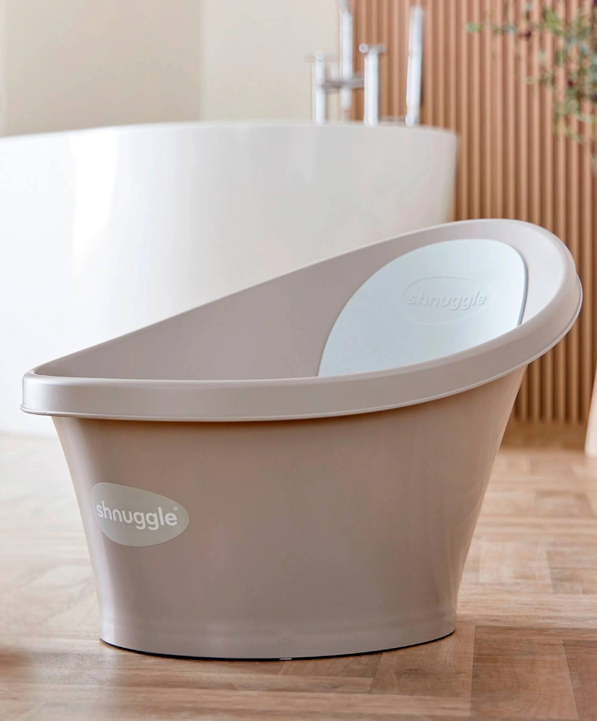 Shnuggle Newborn Baby Bath - Taupe - Image 8