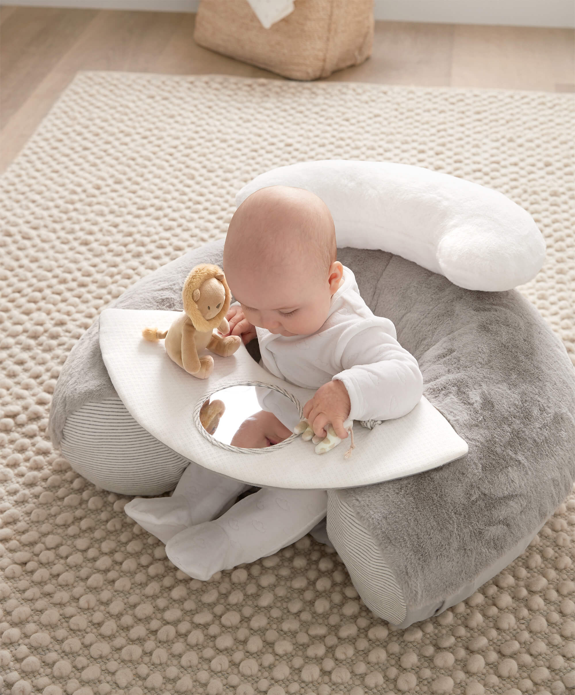Sit & Play Baby Floor Seat - Welcome to the World Elephant - Image 4