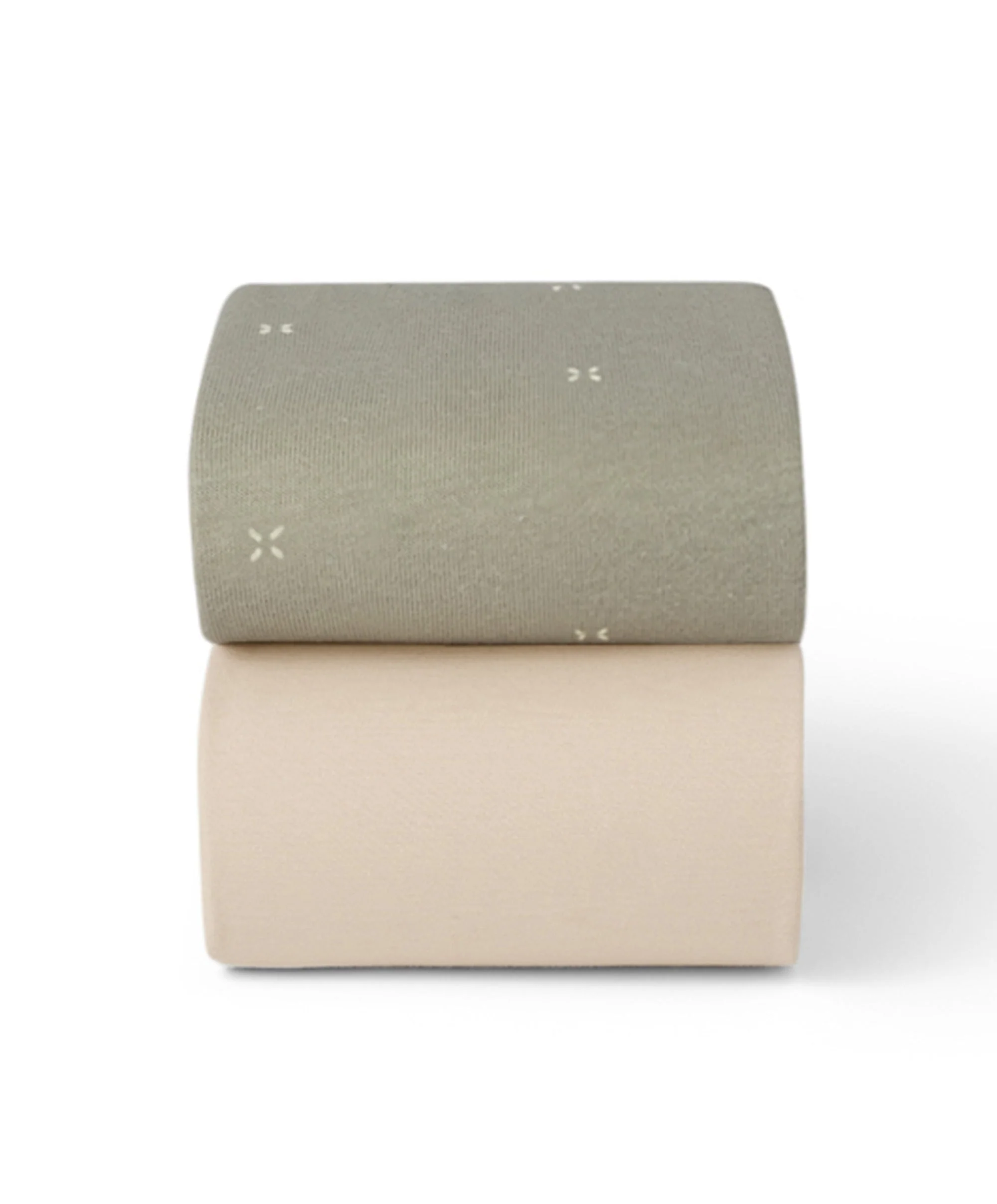 Snuz Twin Pack Cot & Cotbed Sheets - Sage Cross