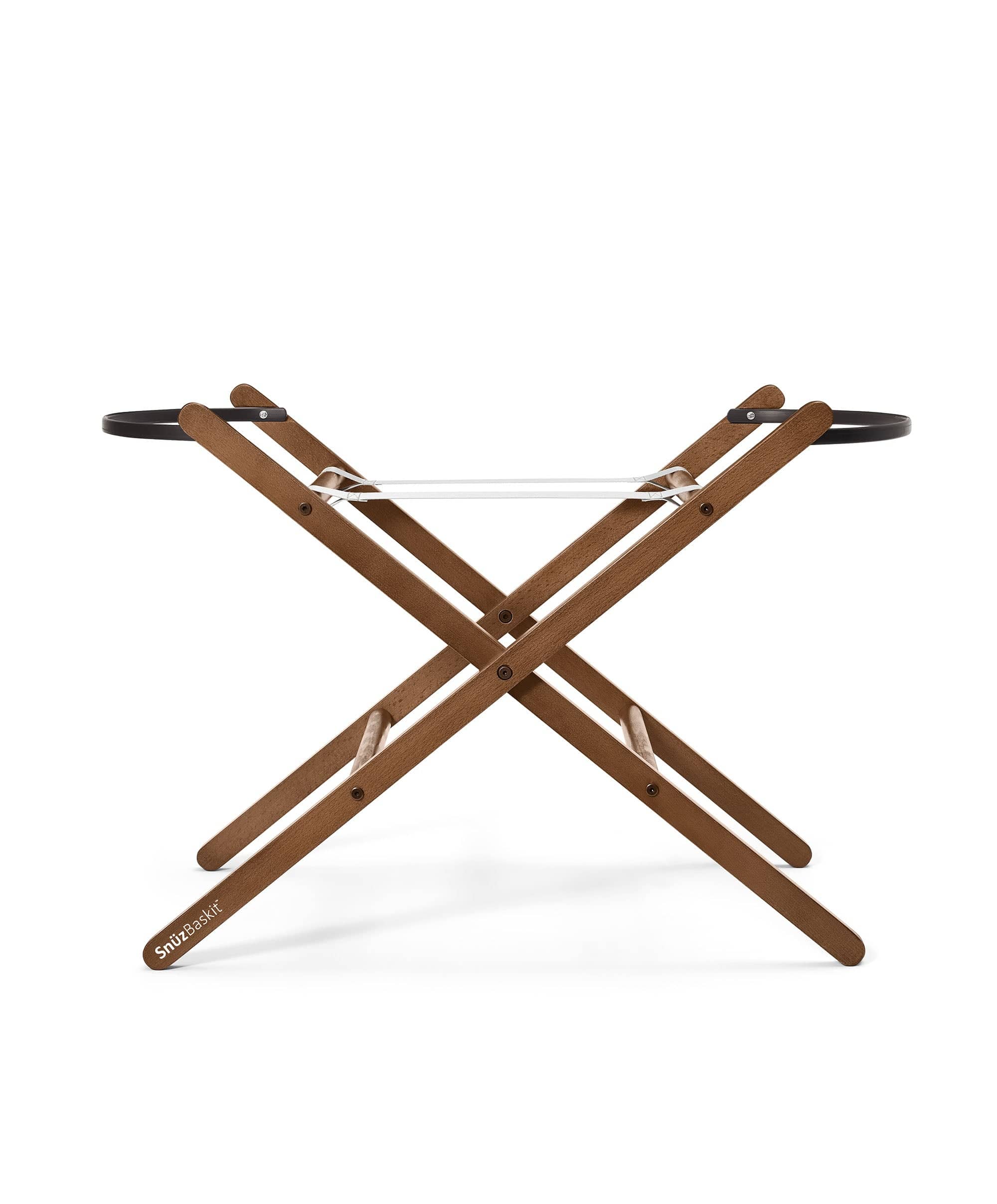 SnuzBaskit Moses Basket & Stand - Graphite/Walnut - Image 9