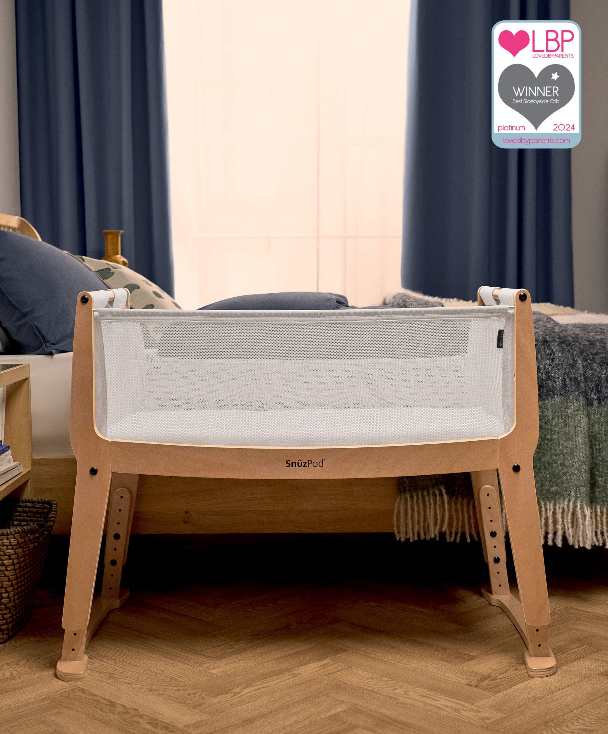 Snuzpod Studio Bedside Crib - Stockholm - Image 2