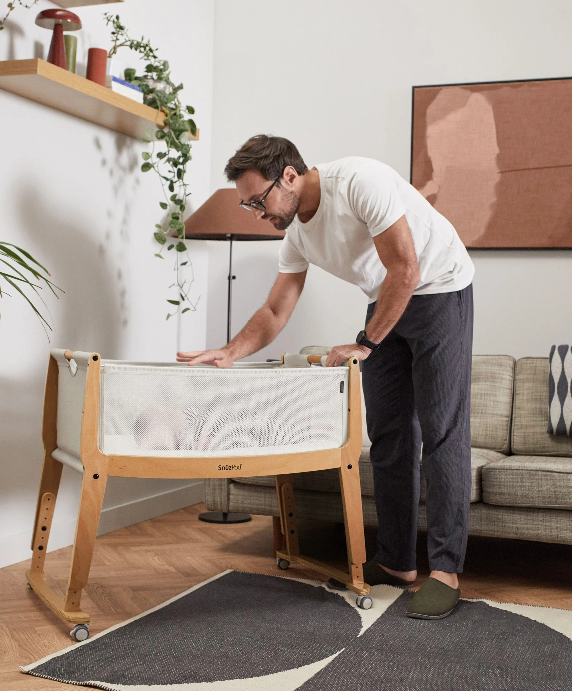 Snuzpod Studio Bedside Crib - Stockholm - Image 5