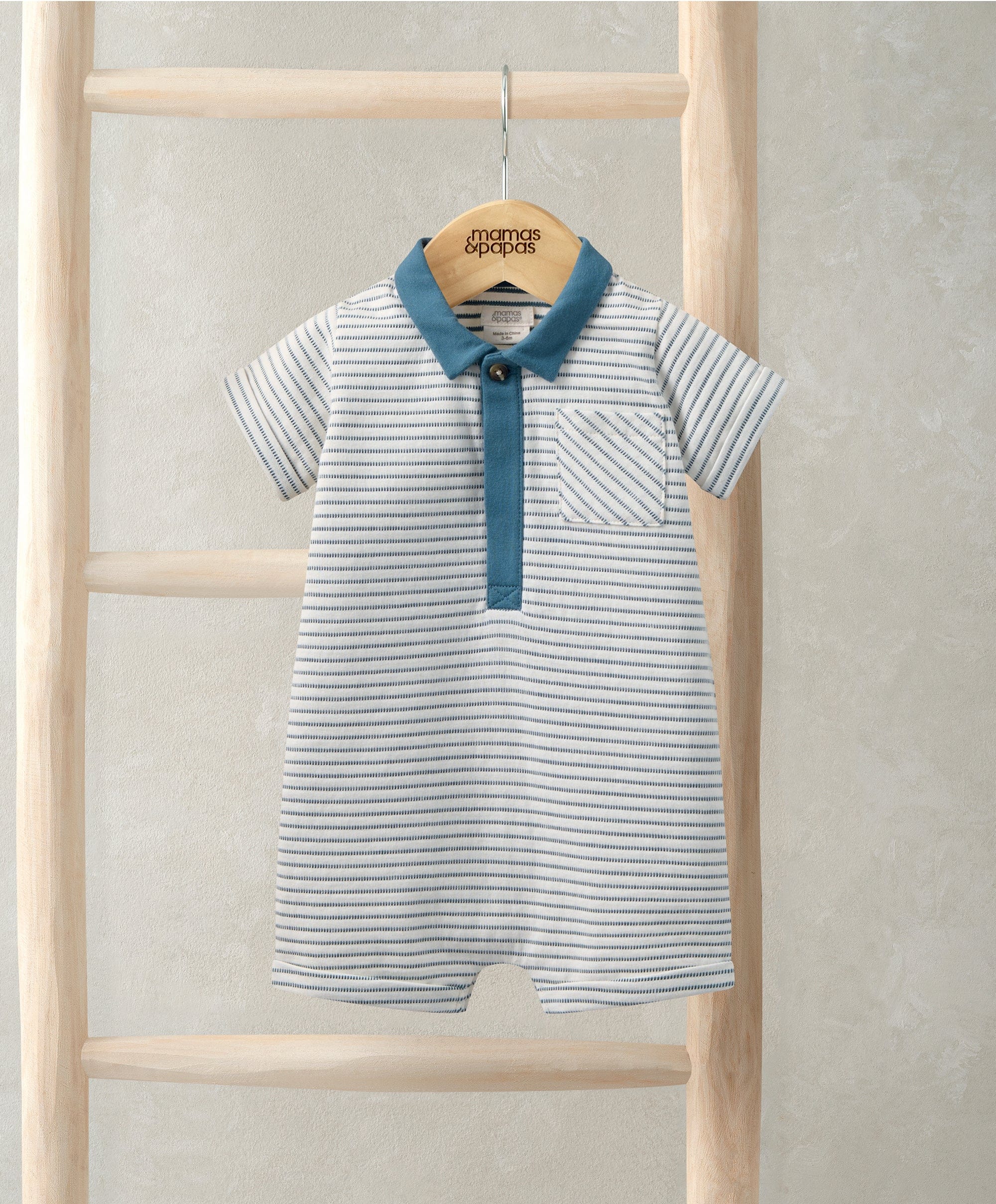 Stripe Polo Romper