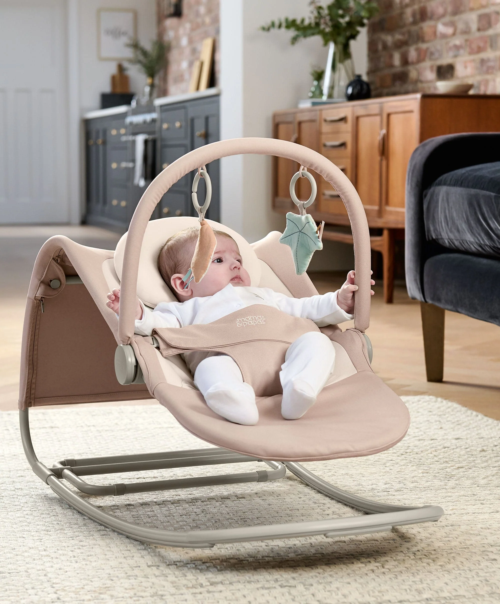 Tempo 3-in-1 Rocker/Bouncer - Blush - Image 9