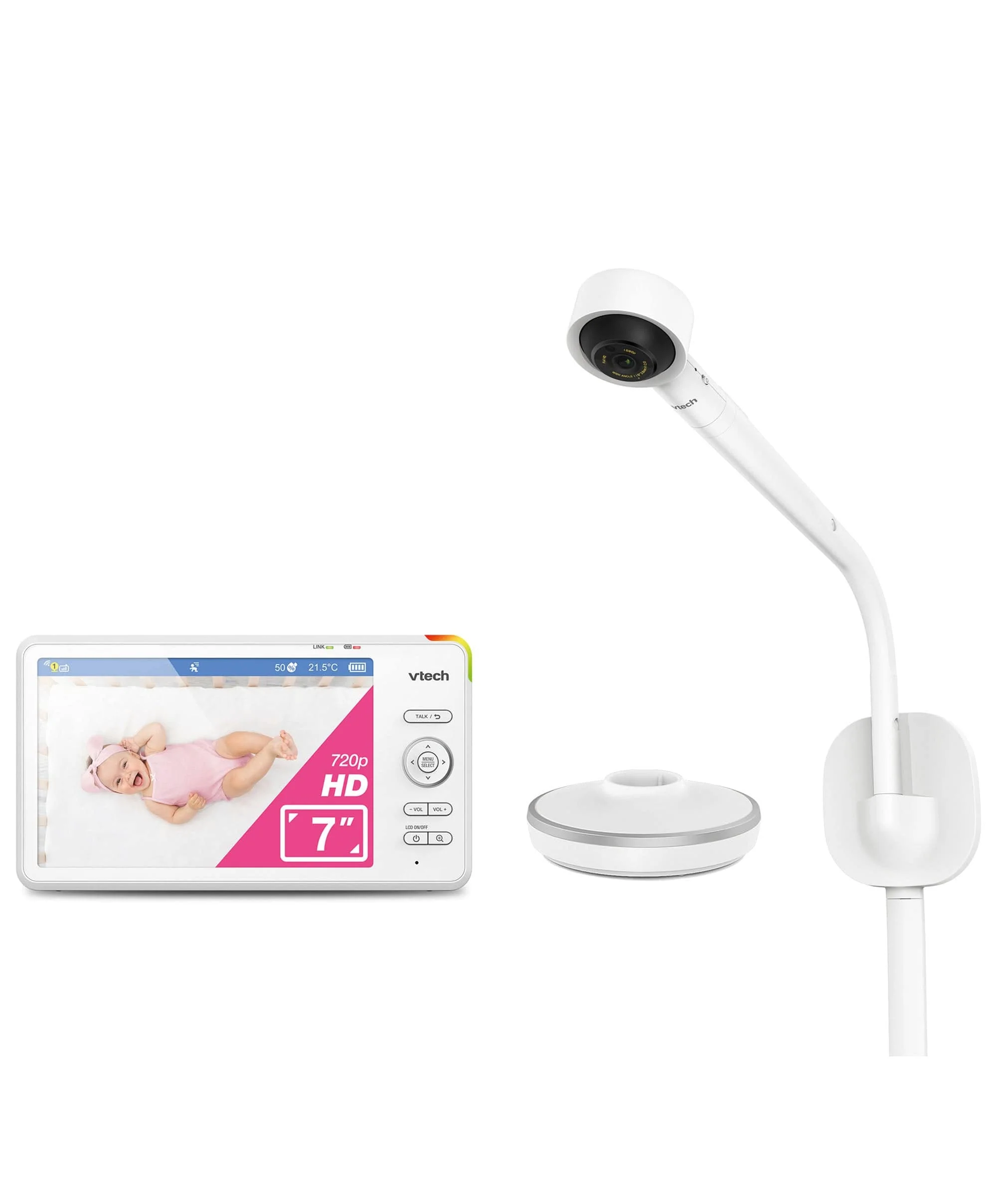VTech RM7787HD 7inch Over-The-Cot Smart Monitor - Image 3