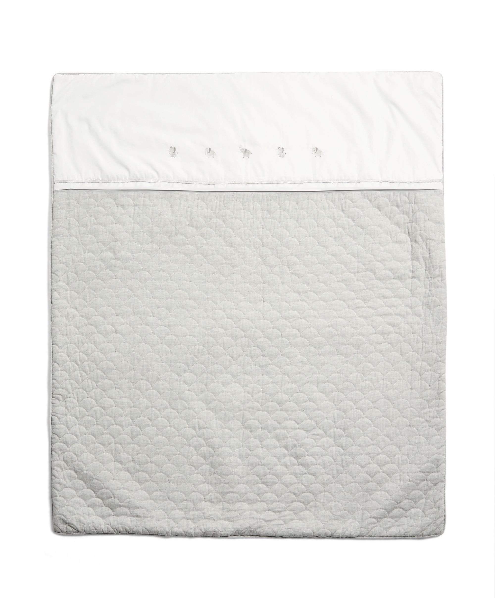 Grey Quilt (2.5 Tog) - Welcome to the World Elephant - Image 10
