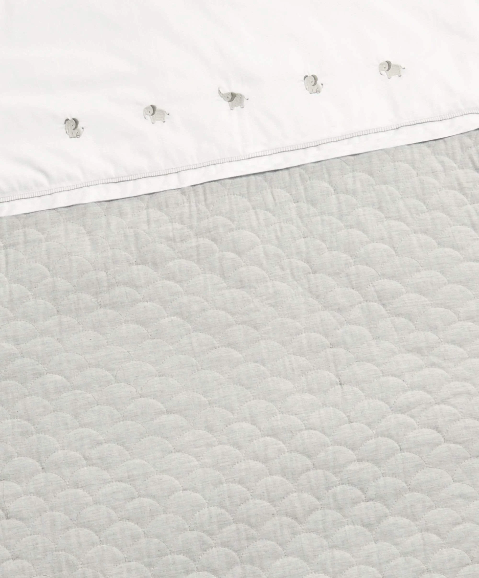 Grey Quilt (2.5 Tog) - Welcome to the World Elephant - Image 12